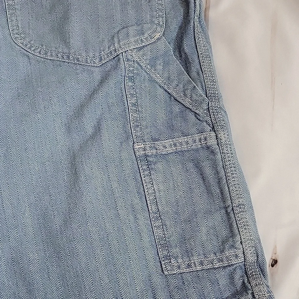Lucky Brand Mens Carpenter Style Denim Jean Shorts Made in the USA Light Wash 33